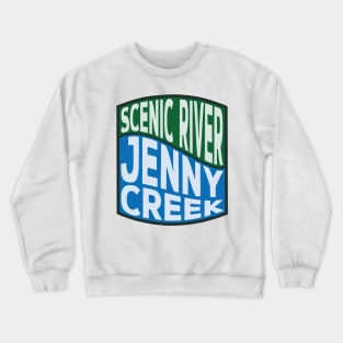 Jenny Creek Scenic River Wave Crewneck Sweatshirt